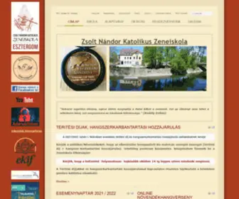 Esztergomizeneiskola.hu(Esztergomizeneiskola) Screenshot