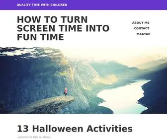 Eszterhejja.com(How to turn screen time into fun time) Screenshot