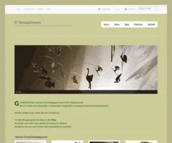 ET-Holzspielwaren.ch(Holzspielwaren) Screenshot