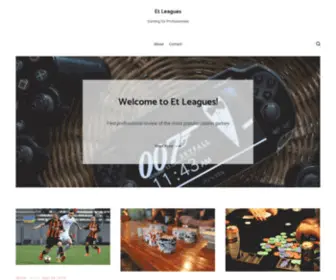 ET-Leagues.com(ET Leagues) Screenshot