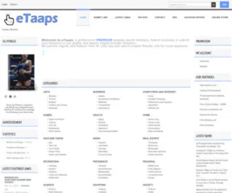 Etaaps.org(ETaaps Directory) Screenshot