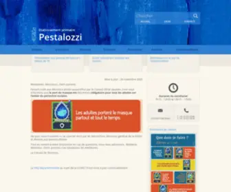 Etablissement-Yverdon-Pestalozzi.ch(Etablissement primaire Pestalozzi) Screenshot