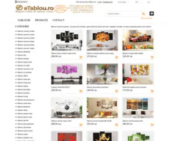 Etablou.ro(Tablouri canvas si multicanvas decorative) Screenshot