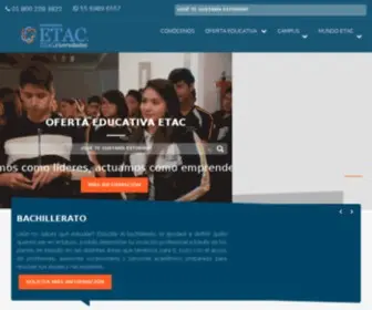 Etac.edu.mx(Universidades y Preparatorias) Screenshot