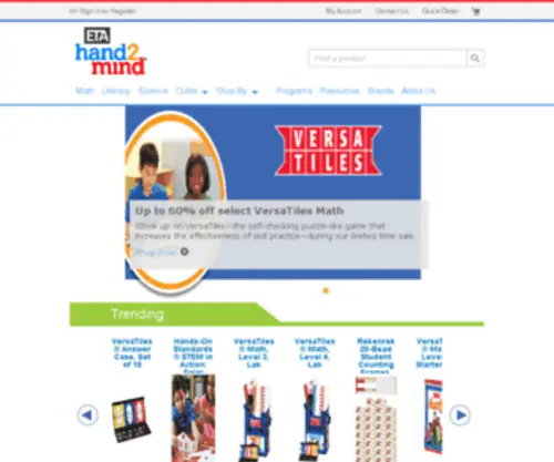 Etacuisenaire.com(ETA hand2mind) Screenshot