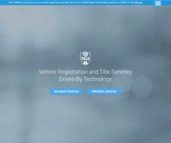 Etags.com(Online Registration Renewals) Screenshot