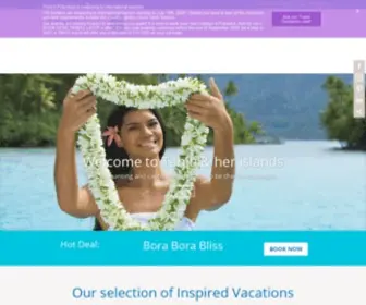 Etahititravel.com(E-Tahiti Travel, online travel agency serving you since 2002) Screenshot