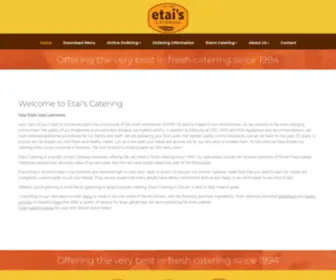 Etaiscatering.com(Etai's Catering) Screenshot