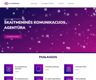 Etakomunikacija.lt(Teikiame skaitimeninės komunikacijos paslaugas) Screenshot