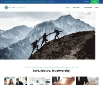 Etana.com(Etana Custody) Screenshot