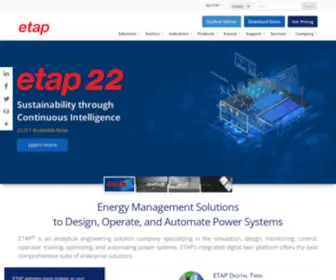 Etap.com(Energy Management Solution) Screenshot