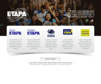 Etapa.com.br(Grupo ETAPA Educacional) Screenshot