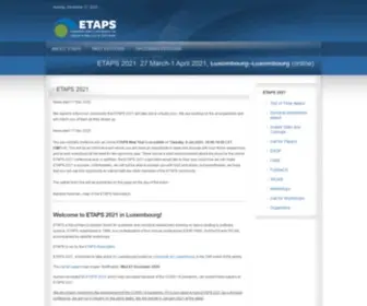 Etaps.org(ETAPS 2023) Screenshot