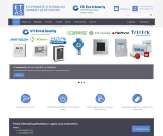 Etas.ro(Echipamente si tehnologii avansate de securitate) Screenshot