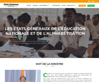 Etatsgeneraux-Education.ci(Etats) Screenshot