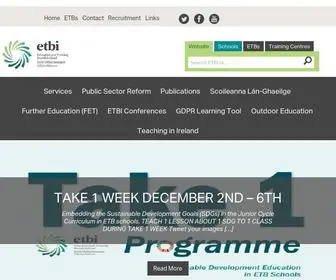 Etbi.ie(Representing ETBs) Screenshot