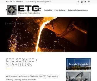 ETC-Servicegmbh.de(Eisen, Stahl und Gießerei) Screenshot