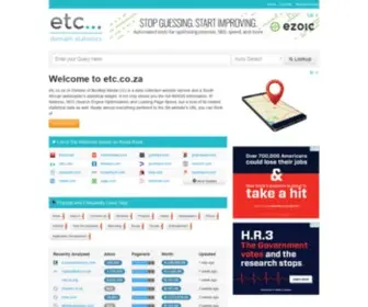 ETC.co.za(Website Stats and Data) Screenshot
