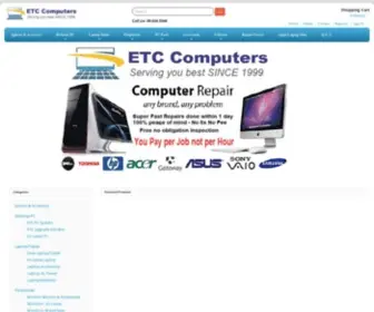 Etccomputers.co.nz(ETC Computers) Screenshot