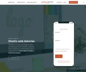 EtCDigital.es(Diseño web Asturias) Screenshot