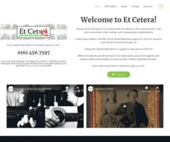 Etcetera.co.uk(Et Cetera Distribution Limited) Screenshot