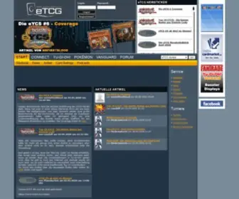 ETCG.de(Yu-Gi-Oh Forum und News) Screenshot