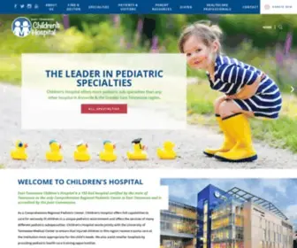 ETCH.com(East Tennessee Children's Hospital) Screenshot