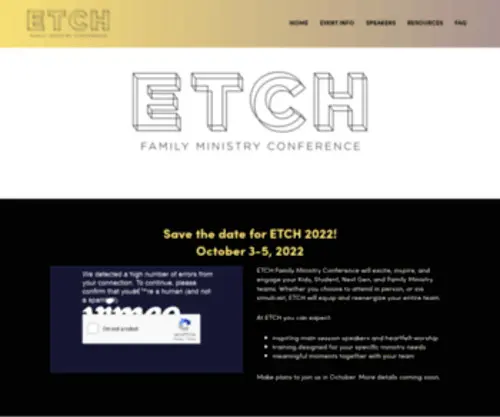 Etchconference.com(Etchconference) Screenshot