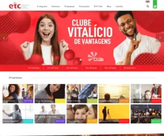 Etcintercambio.com.br(Exchange Travel Company) Screenshot