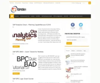 Etcircle.com(SAP BPC and FICO Consultant blog) Screenshot