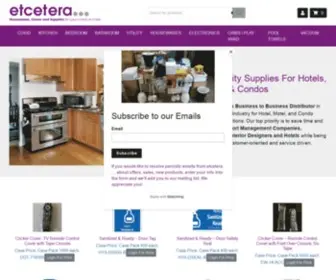 ETCMB.com(Housewares, Linens and Supplies for your condo or hotel) Screenshot