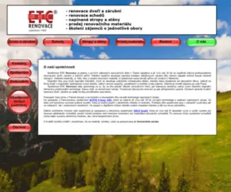 Etcrenovace.cz(Nás) Screenshot