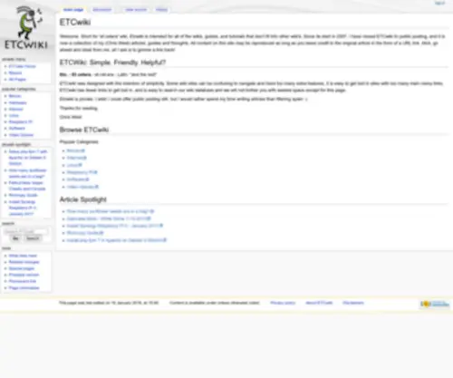 Etcwiki.org(Etcwiki) Screenshot