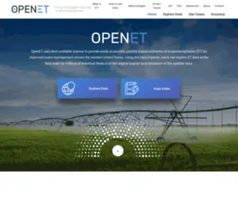 Etdata.org(OpenET) Screenshot
