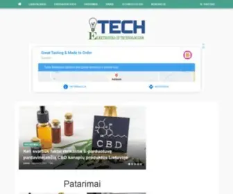 Etech.lt(Portalas) Screenshot