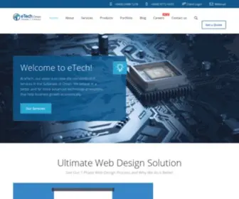 Etech.studio(Web Designing Company) Screenshot