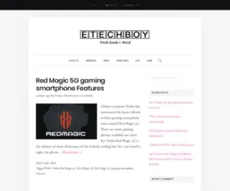 Etechboy.com(A Tech Nerd & Geek) Screenshot