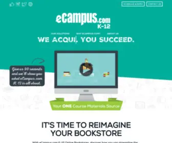 Etechcampus.com(ECampus K12 Online Bookstores) Screenshot