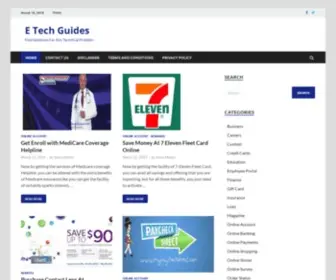 Etechguides.com(E Tech Guides) Screenshot