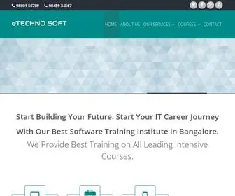 Etechnosoft.in(ETechno Soft) Screenshot
