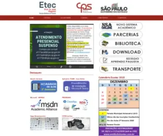 EtecJosedagnoni.com.br(ETEC Prof) Screenshot