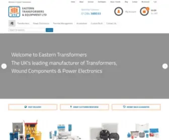 Ete.co.uk(Eastern Transformers (ETE)) Screenshot