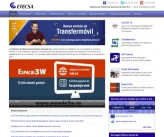 Etecsa.cu(Empresa de Telecomunicaciones de Cuba S.A (ETECSA)) Screenshot