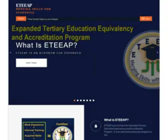 Eteeap.org(Merging Skills and Academics) Screenshot