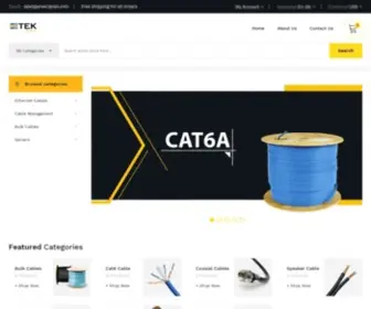 Etekcables.com(Etek Cables) Screenshot