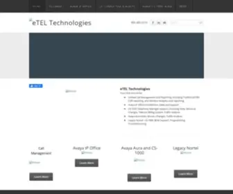 Eteltech.com(ETEL Technologies) Screenshot