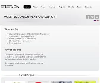 Eterion.com(Eterion Company) Screenshot