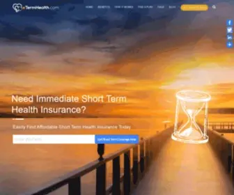Etermhealth.com(Immediate Short Term Health Insurance Coverage) Screenshot