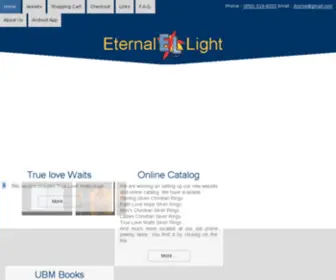 Eternal-Light.com(Christian Silver Jewelry) Screenshot