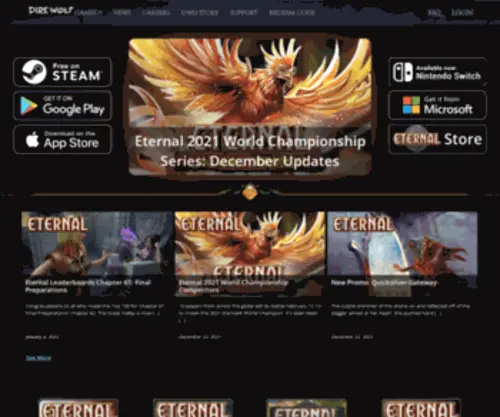 Eternalcardgame.com(Eternalcardgame) Screenshot